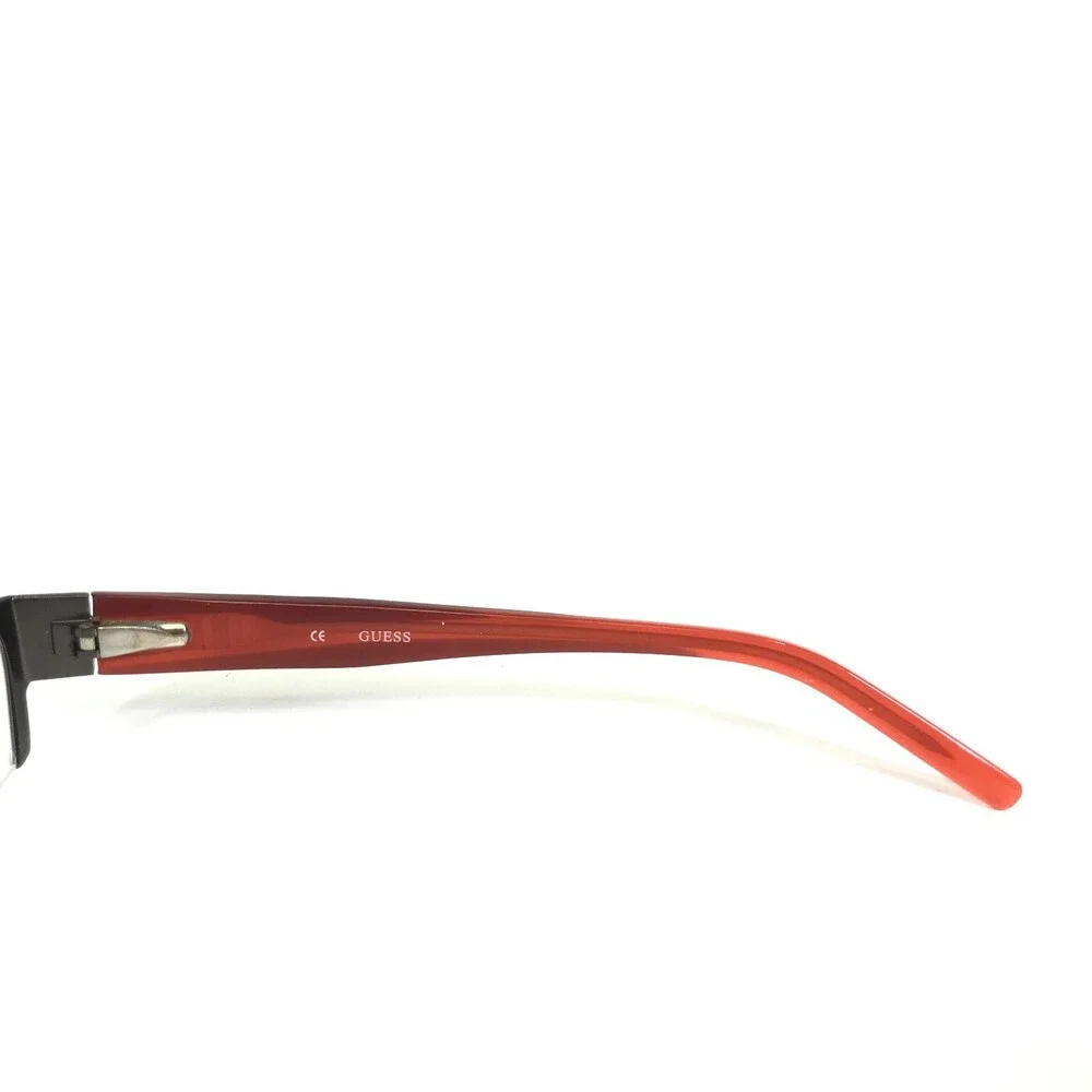 Guess Eyeglasses Frames GU1416 GUN Grey Blue Red Rectangular Half Rim 51-17-135